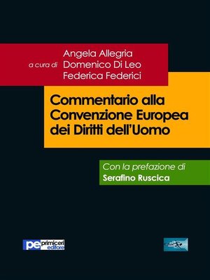 cover image of Commentario alla Convenzione Europea dei Diritti dell'Uomo